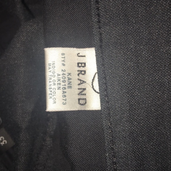 J Brand Indigo black slacks - Picture 3 of 4